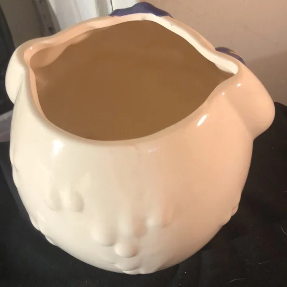 Snow Man Cookie Jar Large. Hand Made